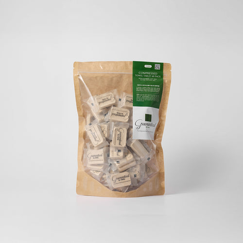 Guaranteed by Vastly Compressed Towel Tablet, 60 pack, bamboo not tree