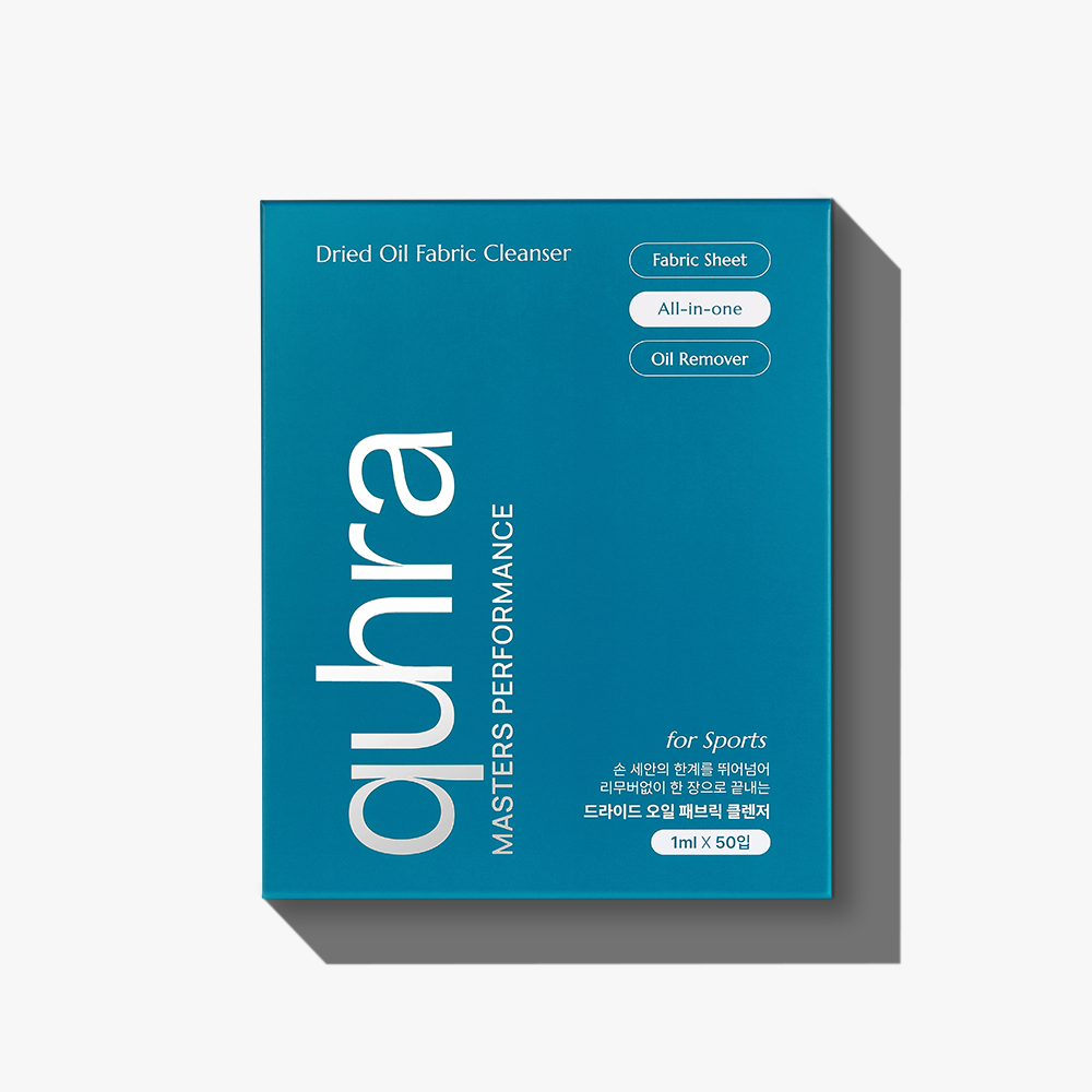 Quhra Masters Performance Dried Oil Fabric Cleanser, for Sports, 1ml x 50 sheets