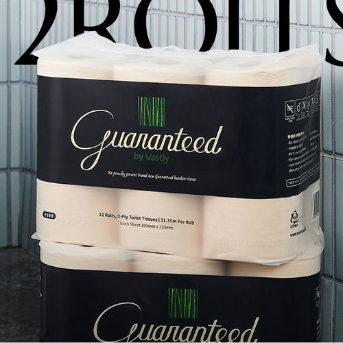 Guaranteed Bamboo Toilet Paper 12 Rolls