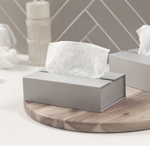 Cloud Tissue Case Gray Small