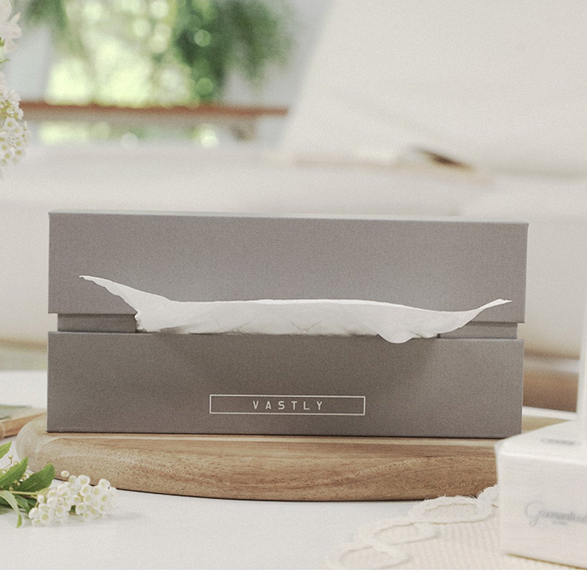 Cloud Tissue Case Gray Large