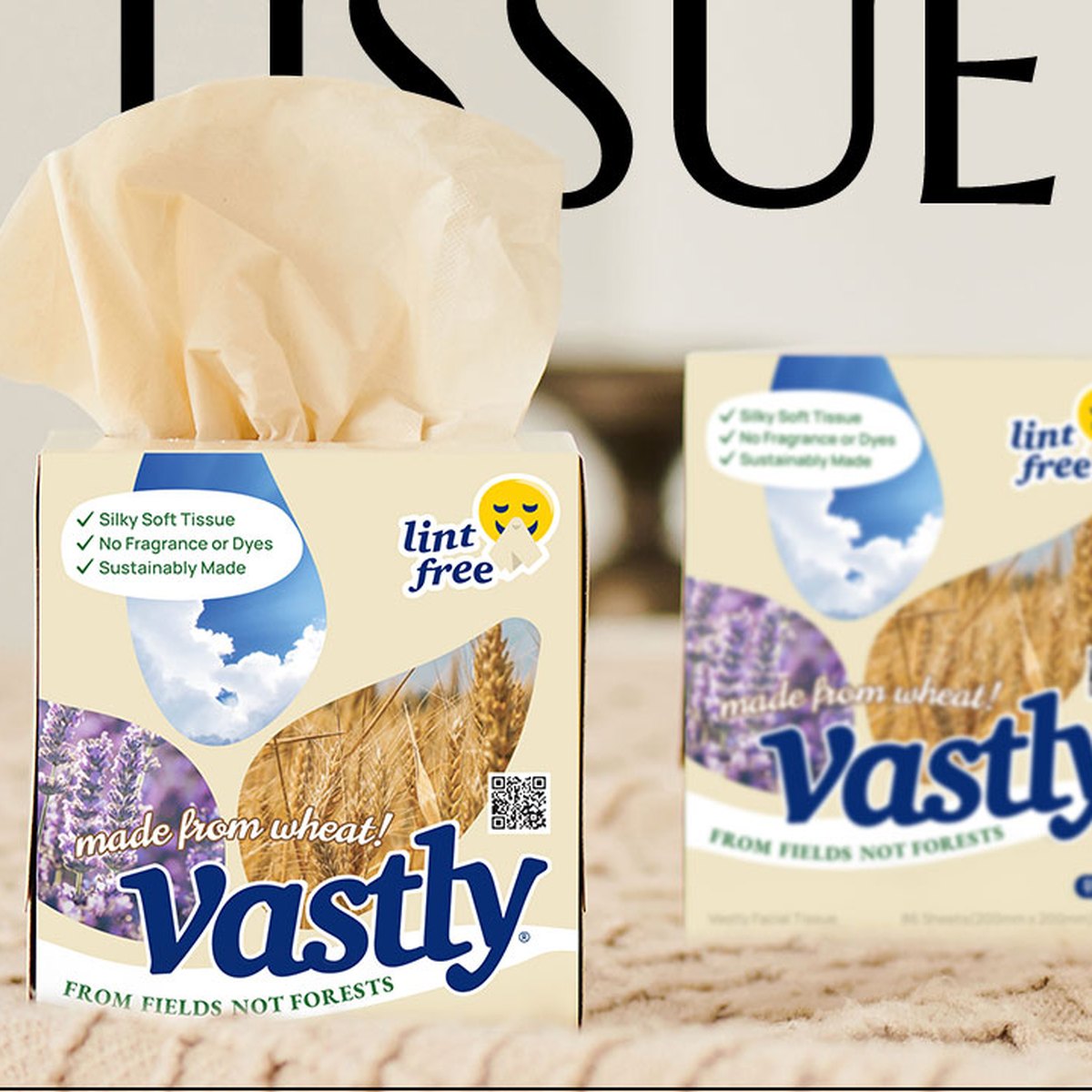 Vastly Bamboo Facial Tissue 86 Sheets
